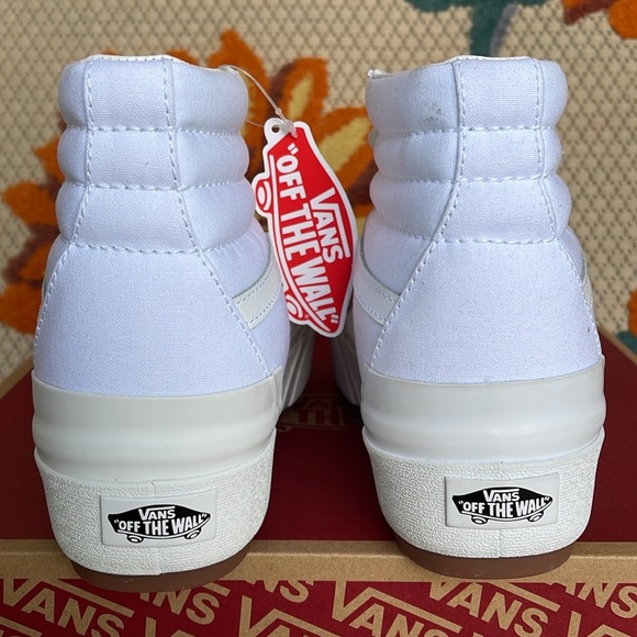 Vans WMNS Sk8-Hi Stacked (Canvas) True White
VN0A4BTWL5R Platforms Sneakers NIB - Picture 12 of 16